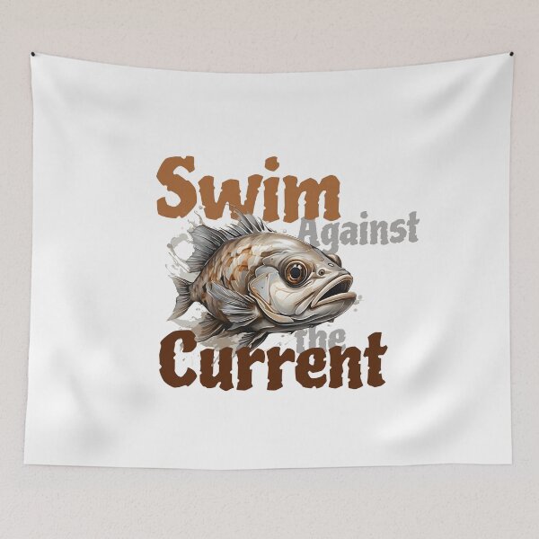Item preview, Swimming Against The Current designed and sold by Andreas M. Mueller.