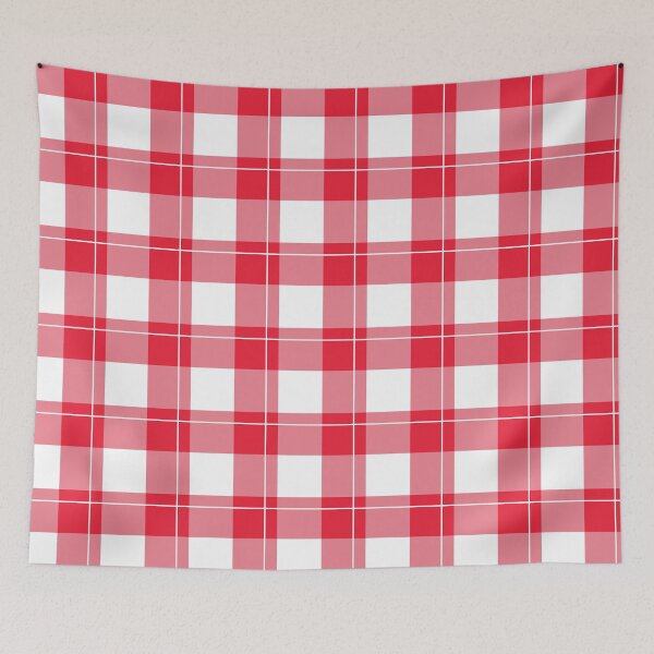 Item preview, Red Gingham Pattern designed and sold by ModSync.