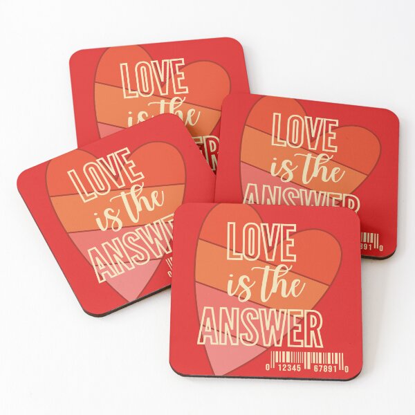 Item preview, Love is the answer perfect Trow-Pillow designed and sold by Purrz.