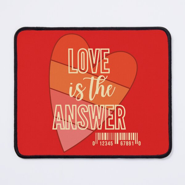Item preview, Love is the answer perfect Trow-Pillow designed and sold by Purrz.