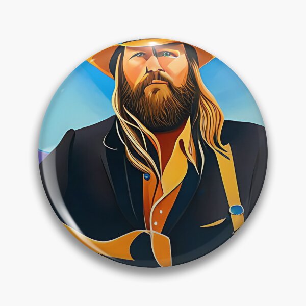 Item preview, Chris Stapleton Portrait  designed and sold by AdventureOKArt.