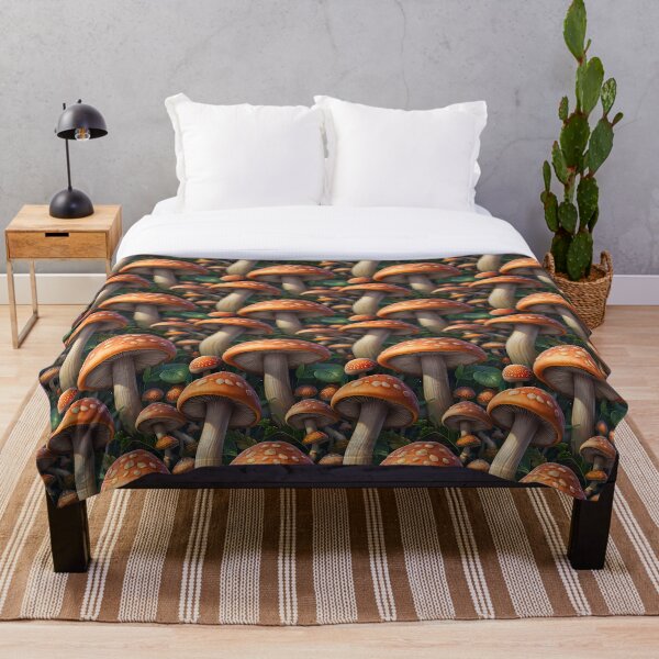 Item preview, Mushroom and leaf pattern designed and sold by yartworld.