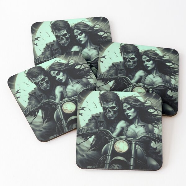Item preview, Heavy Metal Apocalyptic Zombies On Motorcycle  designed and sold by TheDarkWardrobe.