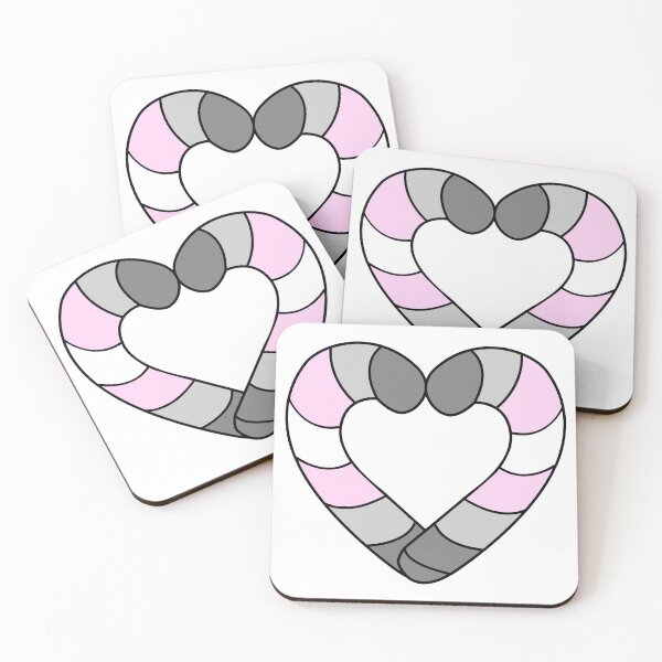 Item preview, Demigirl Pride Candy Cane designed and sold by HarveyHandcraftsandDesigns.
