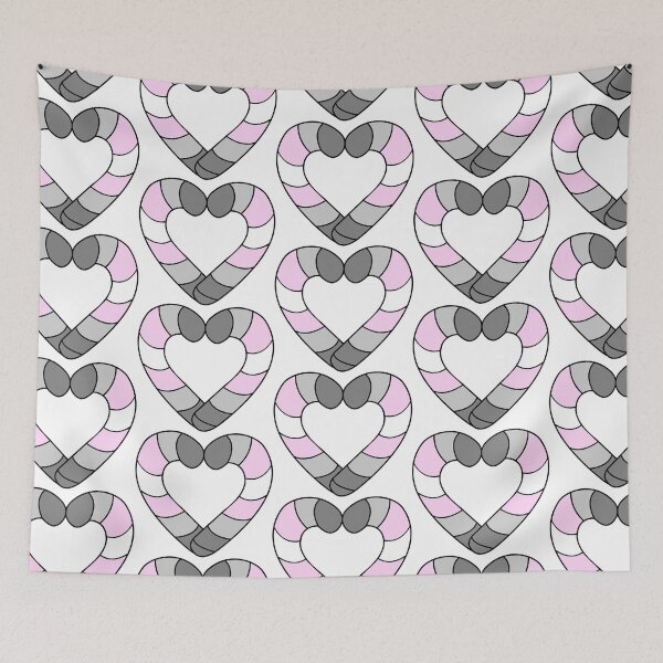 Item preview, Demigirl Pride Candy Cane designed and sold by HarveyHandcraftsandDesigns.