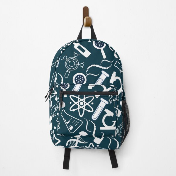 Item preview, biochemistry science lab molecular blue pattern designed and sold by DesignYourWaystore.