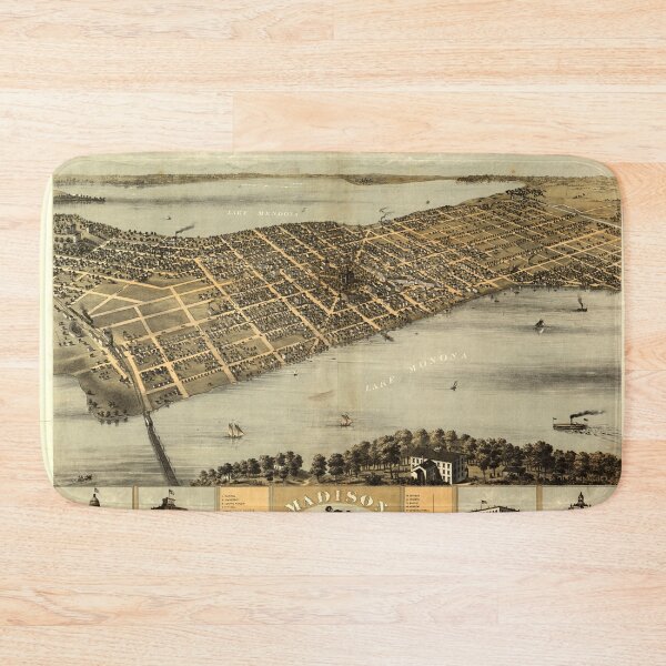 Item preview, Madison, Wisconsin (1867) designed and sold by allhistory.