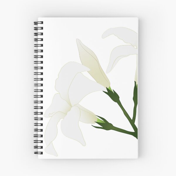 Aperçu de l'œuvre Fleurs de lys blanc créée et vendue par MetaforaMundo.