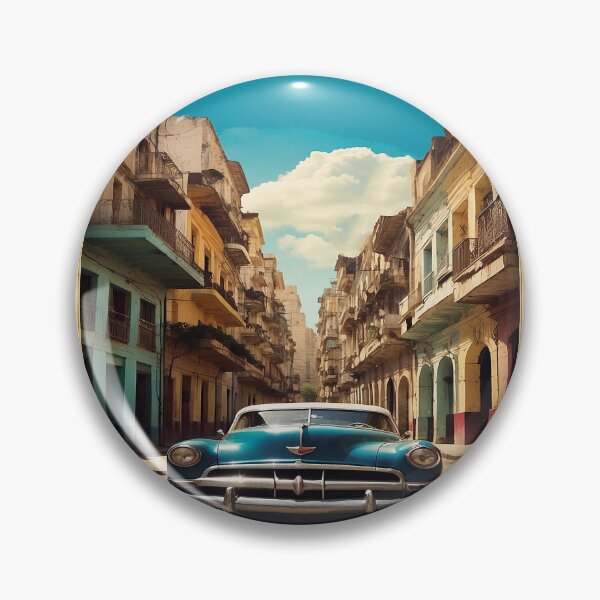 Item preview, Habana streets,Cuba island vintage travel poster designed and sold by erozzz.