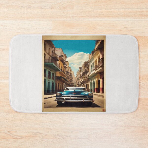 Item preview, Habana streets,Cuba island vintage travel poster designed and sold by erozzz.
