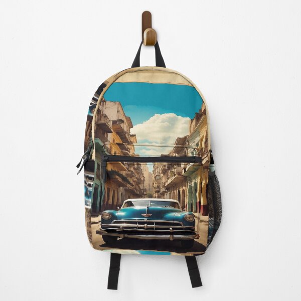 Item preview, Habana streets,Cuba island vintage travel poster designed and sold by erozzz.