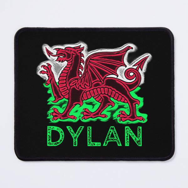 Item preview, DYLAN CYMRU DRAIG GOCH RED DRAGON GREEN designed and sold by Marni Scofidio Desi9ns.