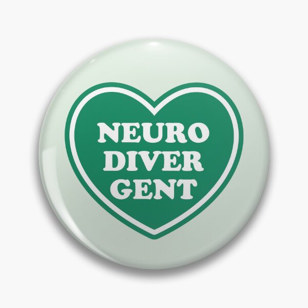 Item preview, Neurodivergent green heart designed and sold by Jea-la.
