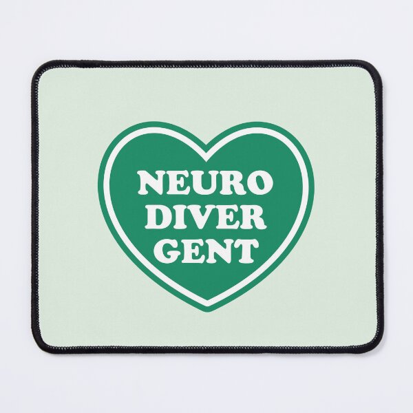 Item preview, Neurodivergent green heart designed and sold by Jea-la.