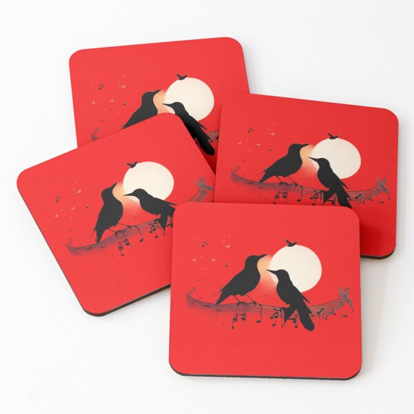 Item preview, Musical Notes And Birds designed and sold by vuslatmedia.