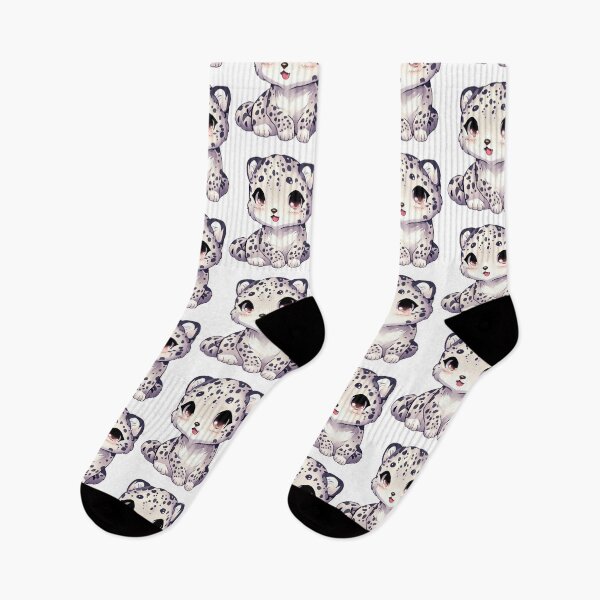 Item preview, Cute Snow Leopard, Anime Style designed and sold by Cr320.