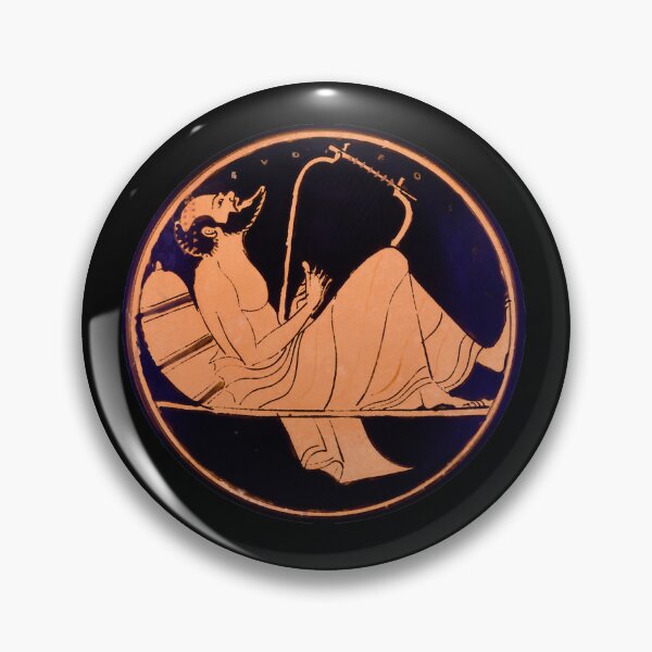 Item preview, Greek Vase Bard with Lyre designed and sold by WillowNox7.