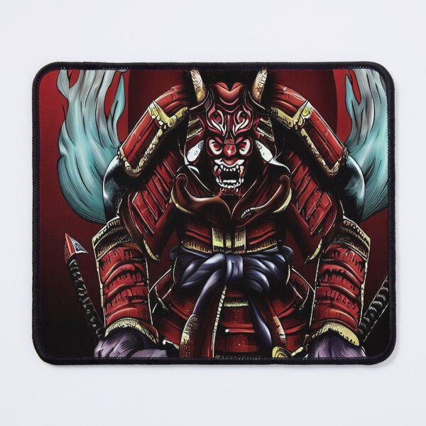 Item preview, Samurai manga style deamon designed and sold by blackdoggdesign.