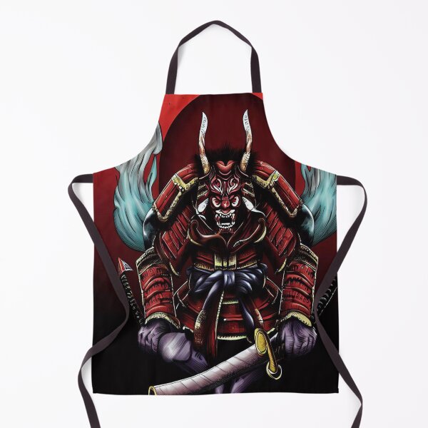 Item preview, Samurai manga style deamon designed and sold by blackdoggdesign.