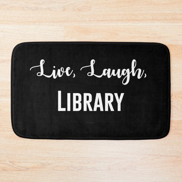 Item preview, Live, Laugh, Library designed and sold by Logo-A-GoGo.