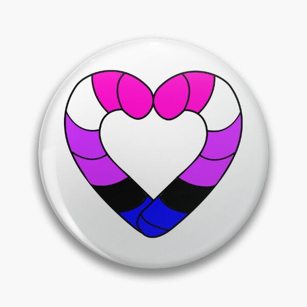 Item preview, Genderfluid Pride Candy Cane designed and sold by HarveyHandcraftsandDesigns.