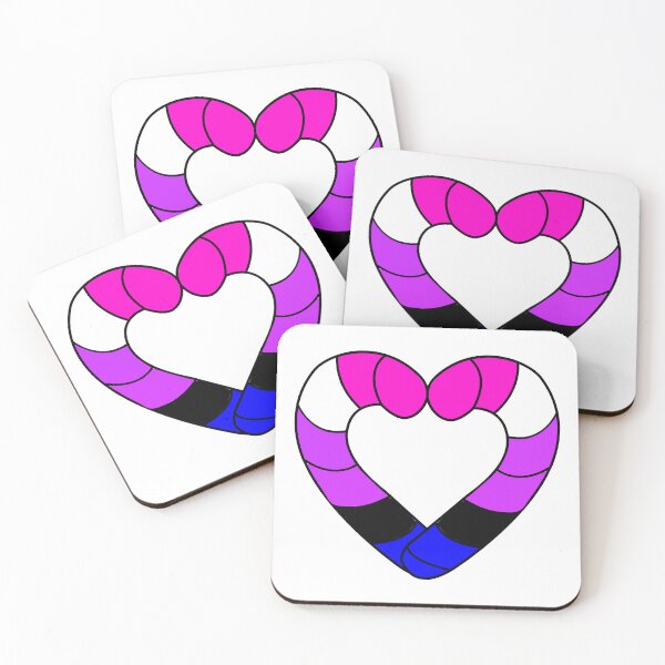 Item preview, Genderfluid Pride Candy Cane designed and sold by HarveyHandcraftsandDesigns.
