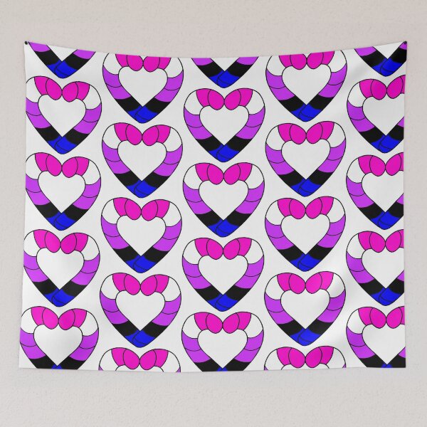 Item preview, Genderfluid Pride Candy Cane designed and sold by HarveyHandcraftsandDesigns.