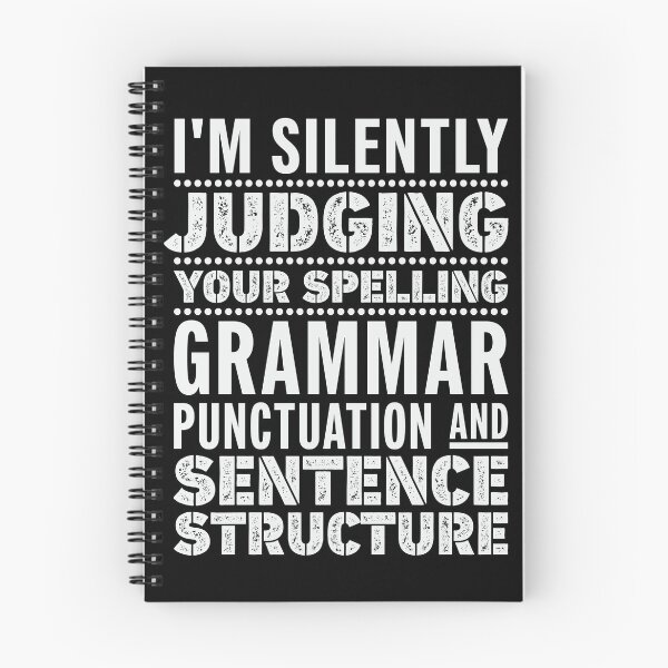 Item preview,  English Teacher Funny Grammar Sayings I'm Silently Judging Your Spelling designed and sold by tmerchtrends.