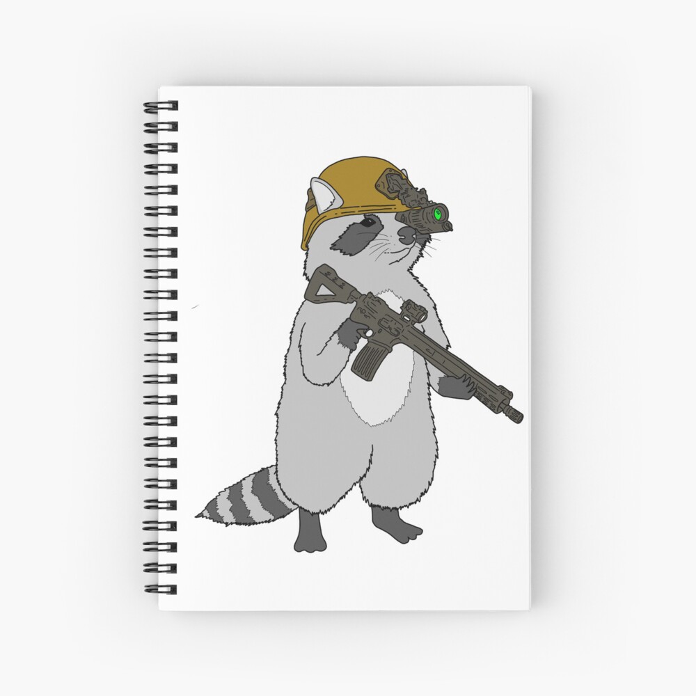 Vista previa del artículo con la obra «Cuaderno de espiral», diseñado y vendido por TheAceOfMace.