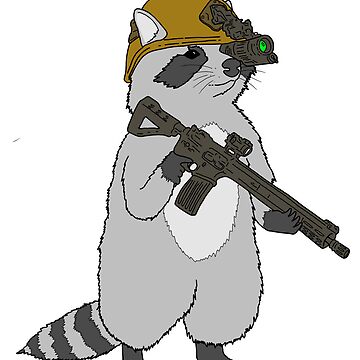 Imagen de la obra Panda de basura táctico de TheAceOfMace