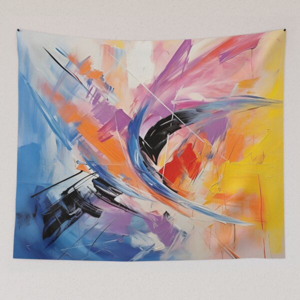 Item preview, modern abstract oil style painting designed and sold by Ricardo Rodríguez Pérez.