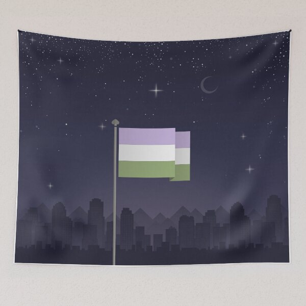 Item preview, Genderqueer designed and sold by FunFlags.