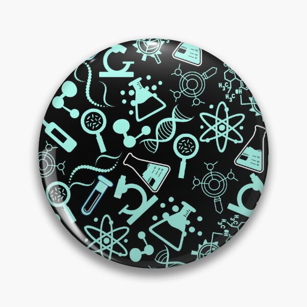 Item preview, biochemistry science lab molecular hot light blue pattern designed and sold by DesignYourWaystore.