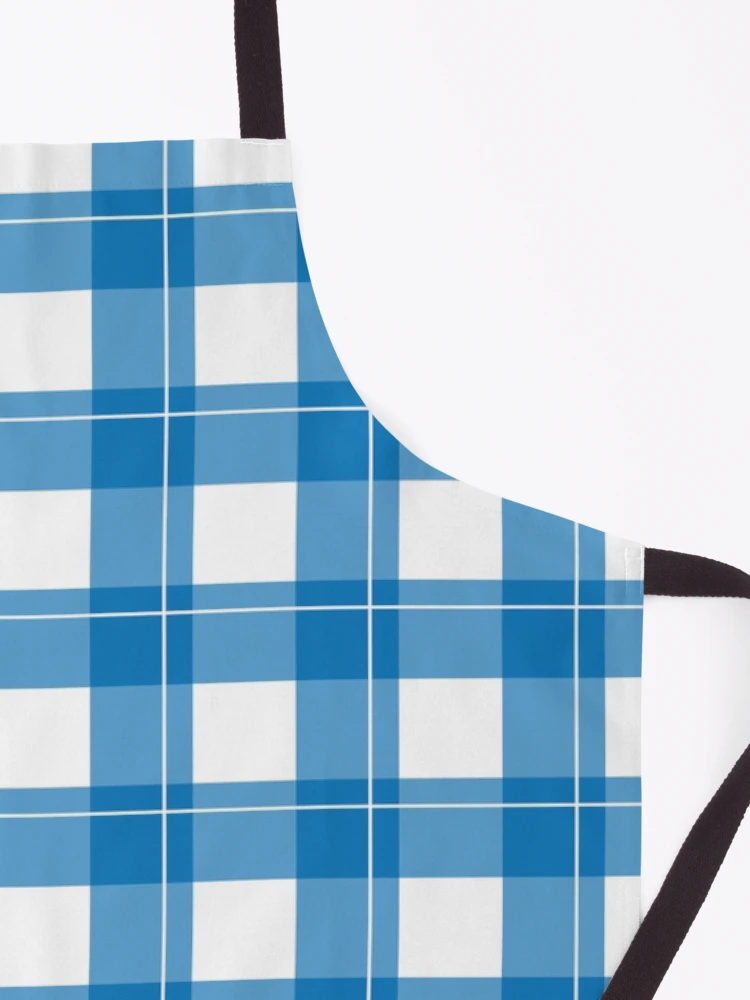 Thumbnail 3 of 6, Apron, Blue Gingham Pattern designed and sold by ModSync.