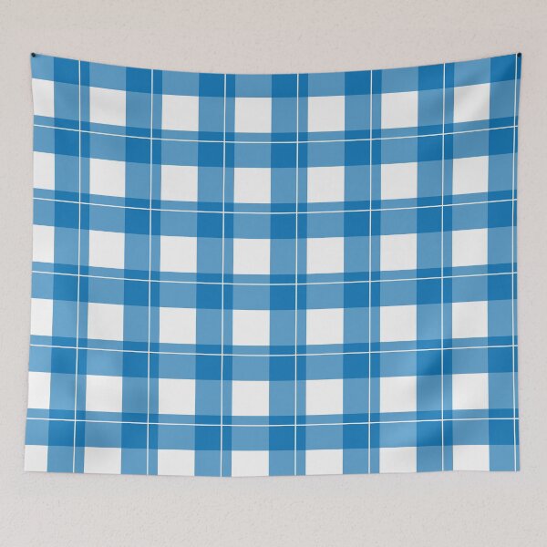 Item preview, Blue Gingham Pattern designed and sold by ModSync.