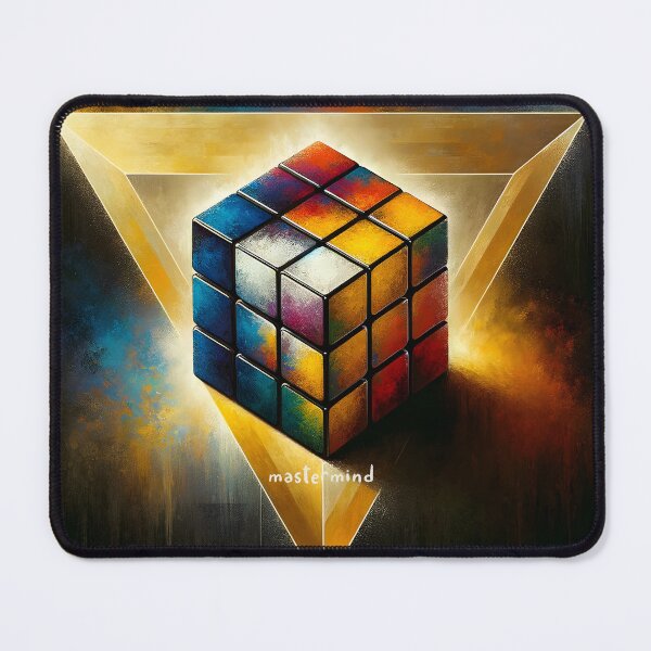 Item preview, Cosmic Intelligence: Abstract Puzzle Cube designed and sold by inkArtistryfine.