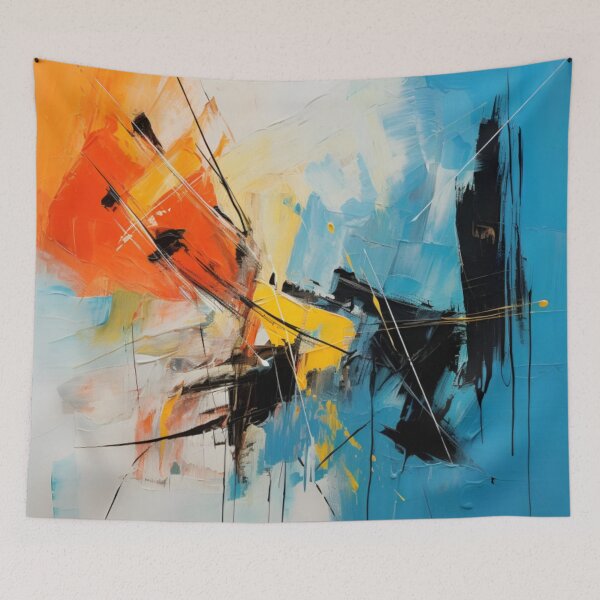 Item preview, modern abstract oil style painting designed and sold by Ricardo Rodríguez Pérez.