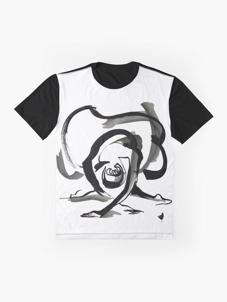 Alternate view of Expressive Ballerina Dance Drawing Graphic T-Shirt