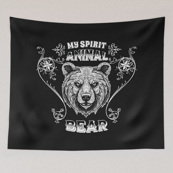 Item preview, My spirit animal Bear. Majestic Bear of Strength and Leadership. designed and sold by SerhiiArt.