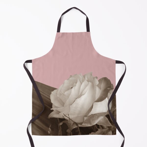 Item preview, Rose photo, cut out pattern, sepia effect designed and sold by evadesignbubble.