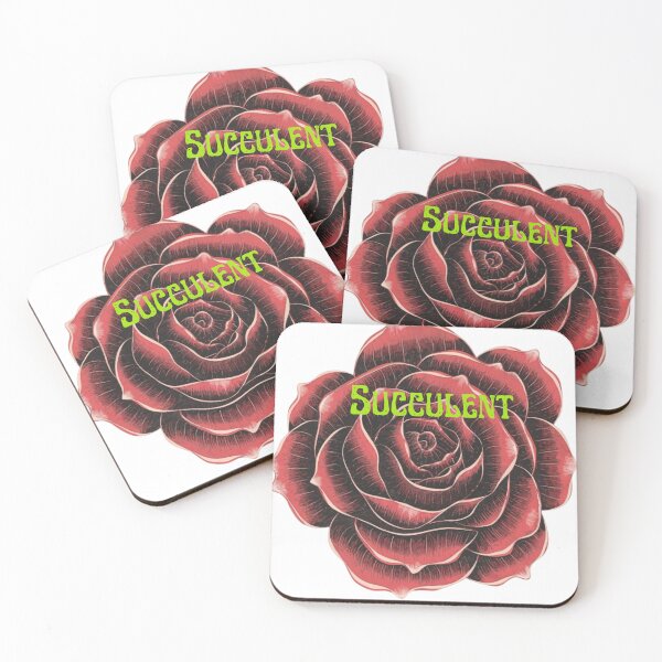 Item preview, Red Rose Succulent (Echeveria) designed and sold by Dekis-Vareity7.