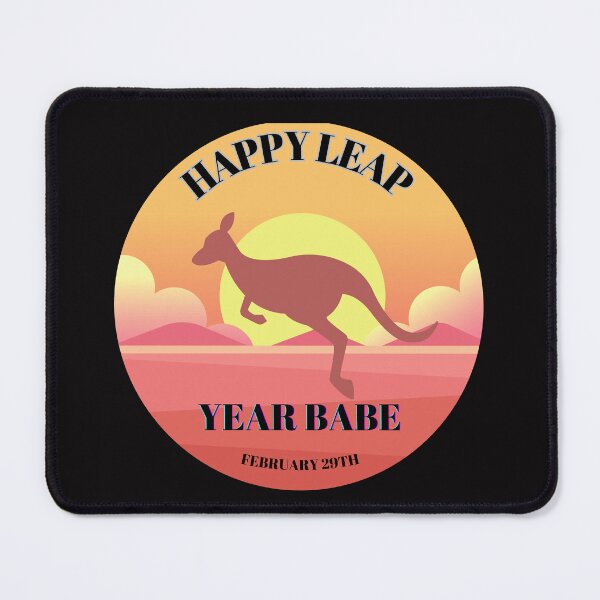Item preview, Happy leap year Babe kangaroo  designed and sold by photoartdesin.