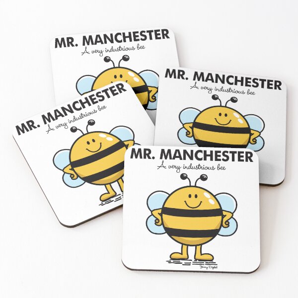 Item preview, Mr Manchester - Manchester Bee - Mr Men designed and sold by jimmy-digital.