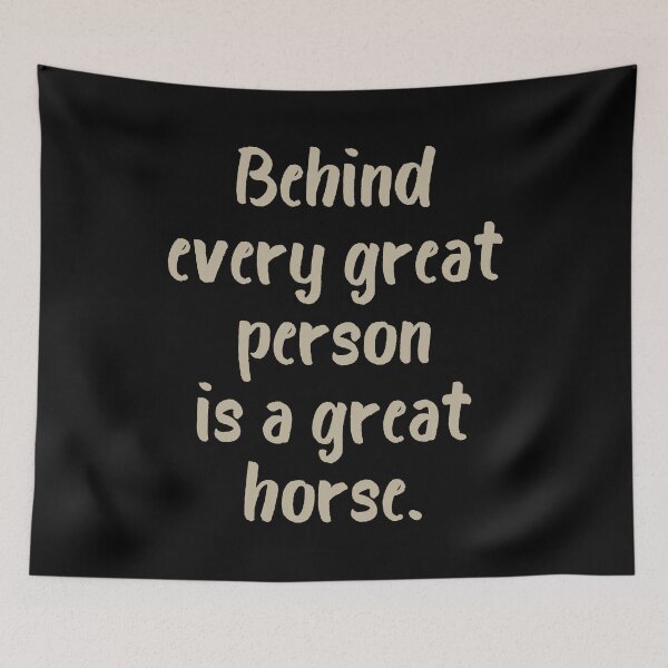 Item preview, Behind Every Great Person is a Great Horse designed and sold by evisionarts.