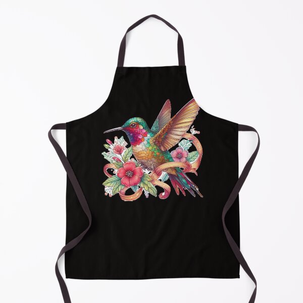 Item preview, Colorful Humminbird, Colibri with Ribbon Embroidering designed and sold by Cute-Forever.