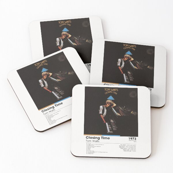 Item preview, Tom Waits - Closing Time | Album Card designed and sold by theoralcollage.