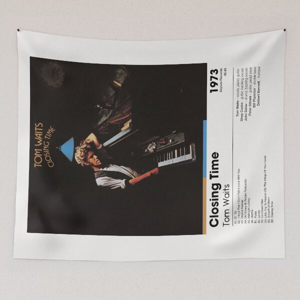 Item preview, Tom Waits - Closing Time | Album Card designed and sold by theoralcollage.