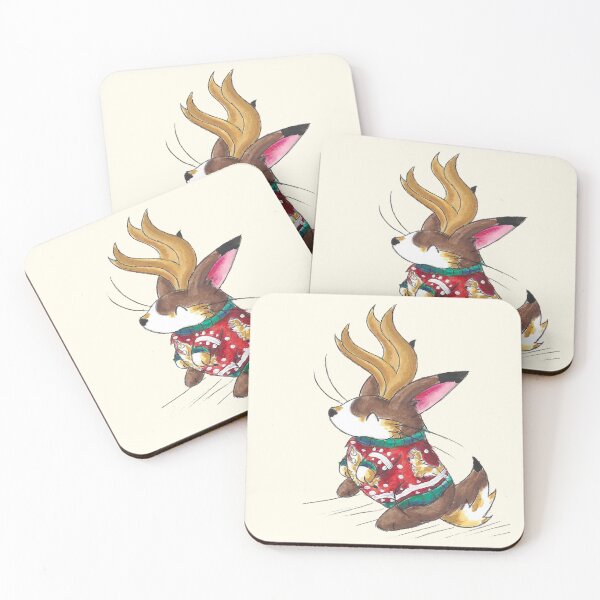 Item preview, Cozy Jackalope designed and sold by KOKeefeArt.