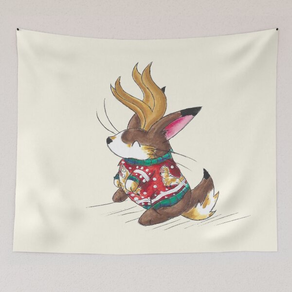 Item preview, Cozy Jackalope designed and sold by KOKeefeArt.