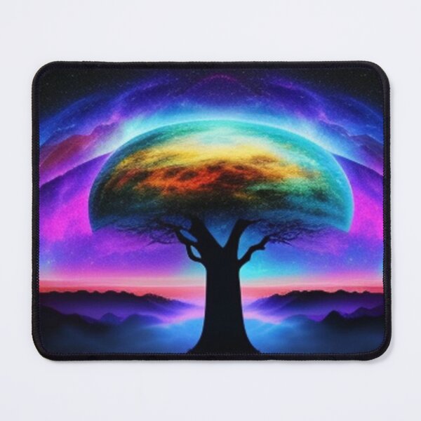 Item preview, Neon tree art print designed and sold by Roxburylane.